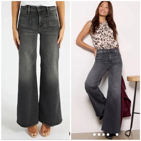 MOTHER the patch pocket twister sneak jeans in up in smoke - Picture 4 of 16